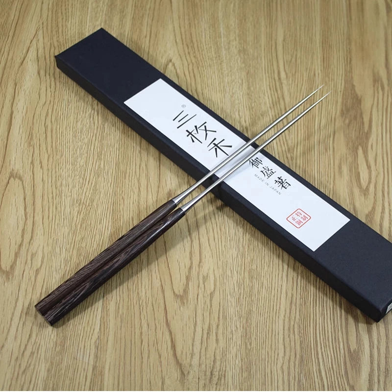 Japanese Stainless Steel Sashimi Sushi Chopsticks Restaurant Hotel Korean Food Store Kitchen Tools